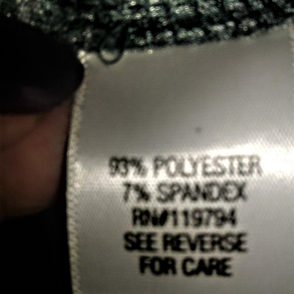 APT 9 Light Blue Graphic Longsleeve Empire Waist Top Sz: S - Picture 8 of 9